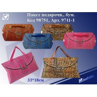 Пакет подарочный 18*33см 